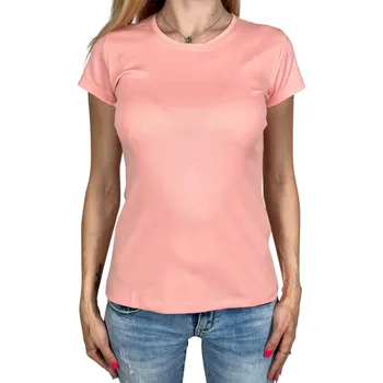 Dámské tričko BEATER Dámské tričko s krátkým rukávem KIKY Barva: Meruňková, Velikost: XL