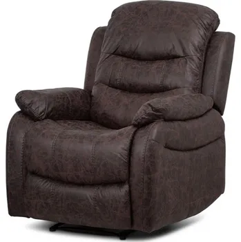 Křeslo Vikio AKR138B látka v dekoru kůže tmavě hnědá