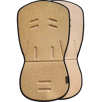 PINKIE Podložka do kočárku Shine Gold Camel