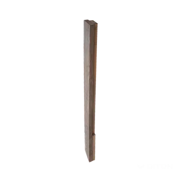 Příslušenství pro plot Diton Sloupek plotový Quick wall wood 180 250×110×2700 mm dělený průběžný dub tmavý (6)