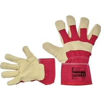 Pracovní rukavice ČERVA rukavice JAY kombinované, dlaň ze světlé vepřovice, vel.11 bez podšívky 0101000499110