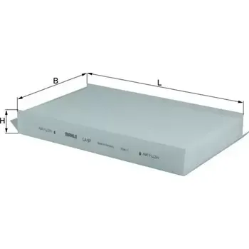 Kabinový filtr KNECHT Filtr vzduchu v interiéru KNC LA 97