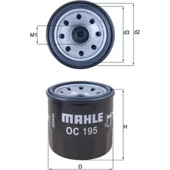 Olejový filtr MAHLE Olejový filtr MAO OC 195