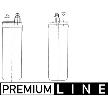 Sušič klimatizace MAHLE Vysoušeč klimatizace MAO AD 228 000P