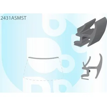 Autosklo PILKINGTON Vrchní bauset (lišta) čelního okna AS 2431ASMST