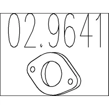 Těsnění výfuku MTS Těsnění výfukové trubky MTS 02.9641