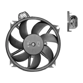 Chladič motoru VAN WEZEL Větrák chlazení motoru VAW 4377747