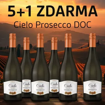 Víno 5+1 Cielo Prosecco DOC 0,75l