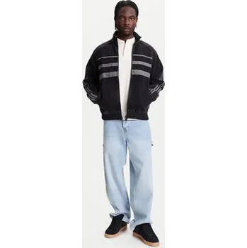 Pánská mikina adidas Mikina adicolor First Black Denim JW5883 Černá Regular Fit XL