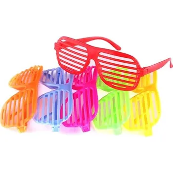 Karnevalový doplněk Bombom Tree brýle závěrky oranžové