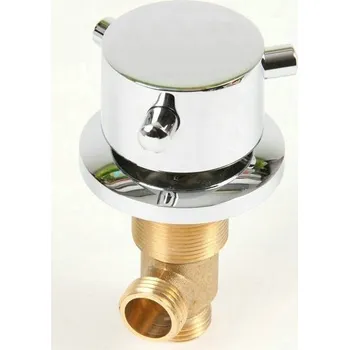 Vodovodní baterie Vanová baterie páková, montáž na okraj vany Essente KL, stříbrná