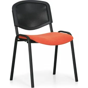 Jídelní židle Konferenční čalouněná židle, oranžová Biedrax Z9850o