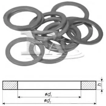 Těsnění motoru FA1 Těsnicí kroužek olejové vypouštěcí zátky FA1 397.980-U-50