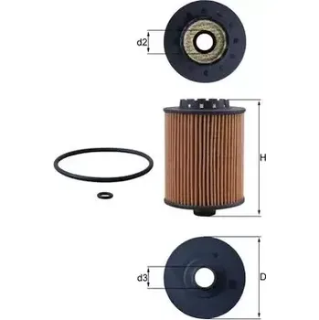 Olejový filtr MAHLE Olejový filtr MAO OX 1075D