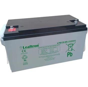 Autobaterie Leaftron Záložní akumulátor Leaftron LTG12-65 12V, 65Ah, 650A (gelový)
