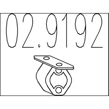 Tlumič výfuku MTS Zarážka tlumiče výfuku MTS 02.9192