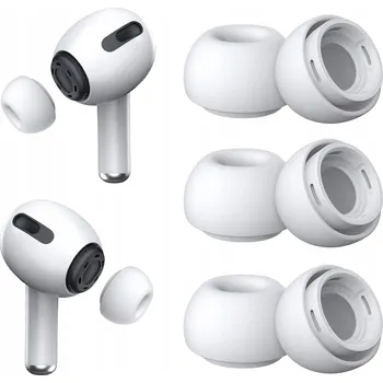 Příslušenství pro sluchátka Nástavce do sluchátek moXomi bílé pro AirPods Pro S M L 6 ks