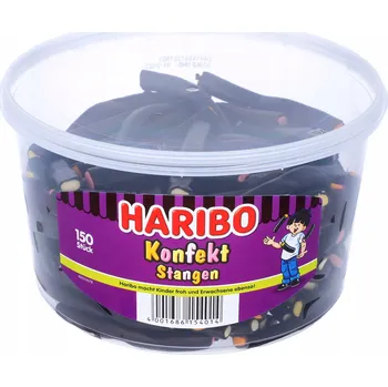 Bonbon Želé tyčinky Želé Bonbóny Konfekt Haribo Stangen 1000 g