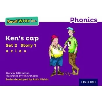 Cizojazyčná kniha Read Write Inc. Phonics: Ken's Cap (Purple Set 2 Storybook 1) - Munton, Gill