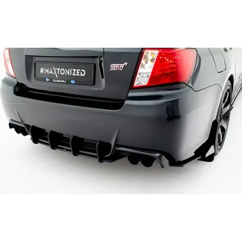 Tuning Street Pro Zadní difuzor Subaru Impreza WRX STI Mk3 Facelift (červený)