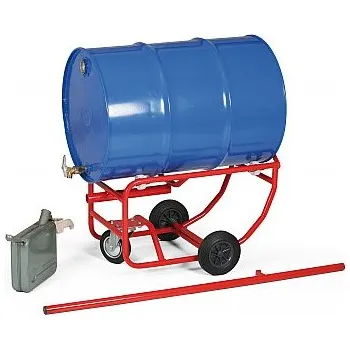 Vozík na sudy, bečky vhodný pro sklady olejů Biedrax VS1529