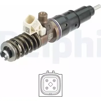 Palivový systém DELPHI Vstřikovací ventil DF 42019396 + DOPRAVA ZDARMA!