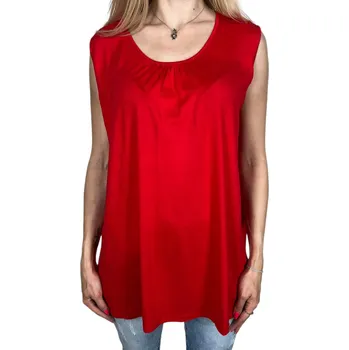 Wandeng Dámské nadměrné tílko BELLA Barva: Červená, Velikost: 5XL