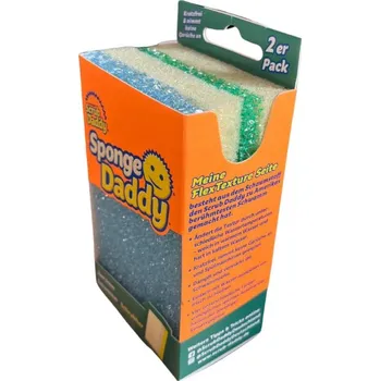Scrub Daddy Sponge Daddy (2 ks) Barva: Zelená + Modrá