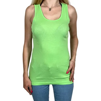 HF Dámské bavlněné tílko VERONIKA Barva: Zelená, Velikost: 2XL