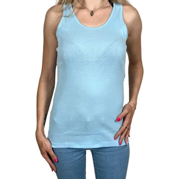 HF Dámské bavlněné tílko VERONIKA Barva: Modrá, Velikost: M