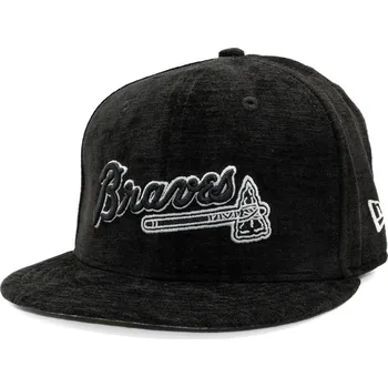 Kšiltovka Kšiltovka New Era - "MLB 59FIFTY Day - Velour" - Atlanta Braves - Black velikosti fitted caps 7 3/4 (61.5 cm)