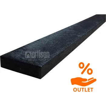 Plotovka Plastové plotovky Transform rovné 78x21x980, černé - recykl�