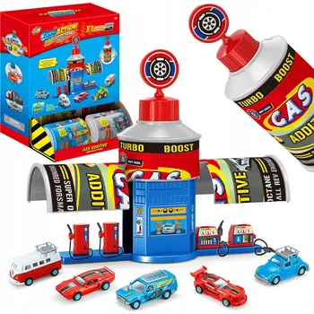 autíčko ČERPACÍ STANICE V LAHVI PRO VOZIDLA