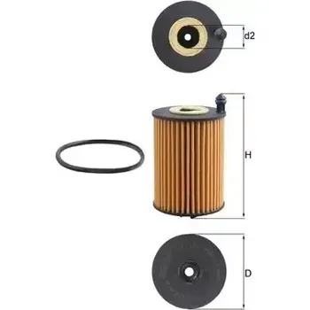 Olejový filtr MAHLE Olejový filtr MAO OX 1266D