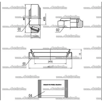 Starline Sada ložiska kola LO 00741