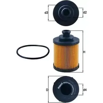 Olejový filtr MAHLE Olejový filtr MAO OX 418D