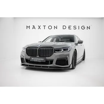 Tuning Prepreg uhlíková vlákna přední splitter + ABS splitter BMW 7 M-Pack G11 Facelift