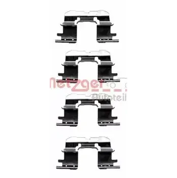 Přislušenství brzdového systému METZGER Sada příslušenství obložení kotoučové brzdy MTG 109-1227