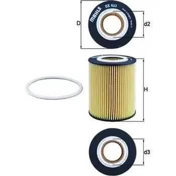 Olejový filtr MAHLE Olejový filtr MAO OX 433D