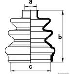 HERTH+BUSS JAKOPARTS Sada manžety hnacího hřídele JAK J2861026