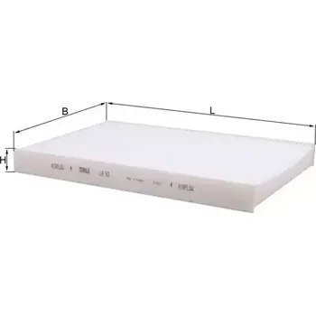 Kabinový filtr MAHLE Filtr - vzduch v interiéru MAO LA 93