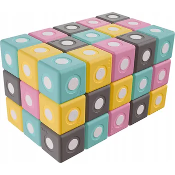 ostatní stavebnice Stavebnice pěnové kostky TUKI SMART 50 dílků tvary