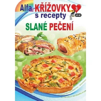 Kniha Křížovky s recepty 3/2025 - Slané pečení - Alfasoft