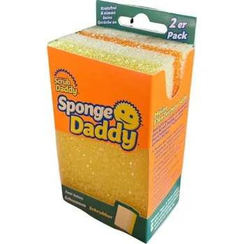 Utěrka Scrub Daddy Sponge Daddy (2 ks) Barva: Žlutá + Oranžová