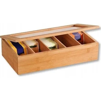 Čajový box Kesper Úložný box na čaj 58900 bambus