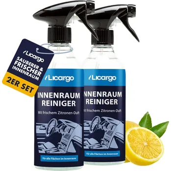 LICARGO čistič interiéru 2x500ml pH neutrální kokpit kůže plast