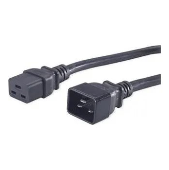 Kabel PremiumCord Kabel síťový prodlužovací 230V 16A 3m, konektory IEC 320 C19 - IEC 320 C20