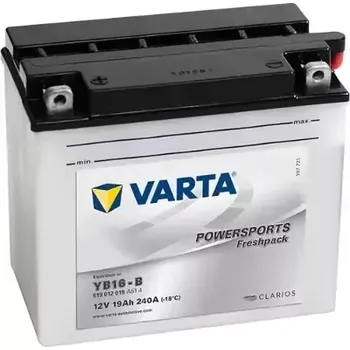 Autobaterie VARTA 19Ah L, s.p.240A, POWERSPORTS Freshpack, 12V, 176x101x156 VT 519012019A514