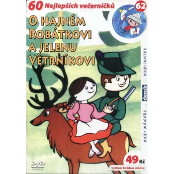 DVD film O hajném Robátkovi a jelenu Větrníkovi (1978) DVD
