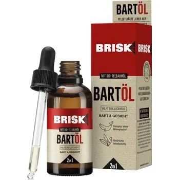 Brisk for Men 2v1 olej na vousy 50 ml - zjemňuje a hydratuje